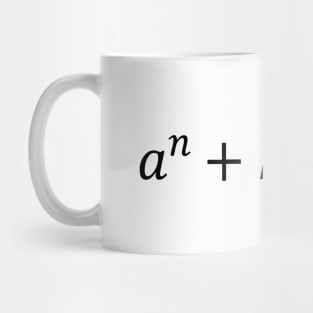 Fermat's Last Theorem (Black) Mug